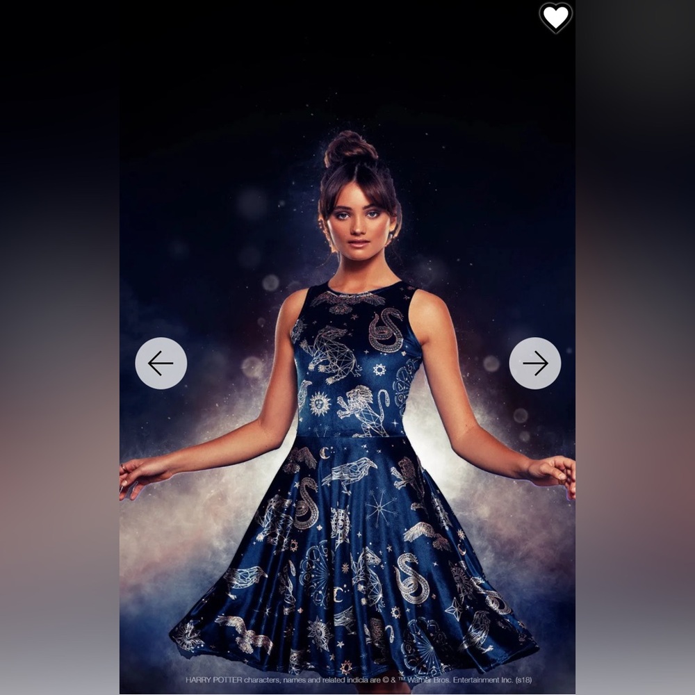 Blackmilk Magic Sky Velvet Longline Princess Dress- Harry Potter